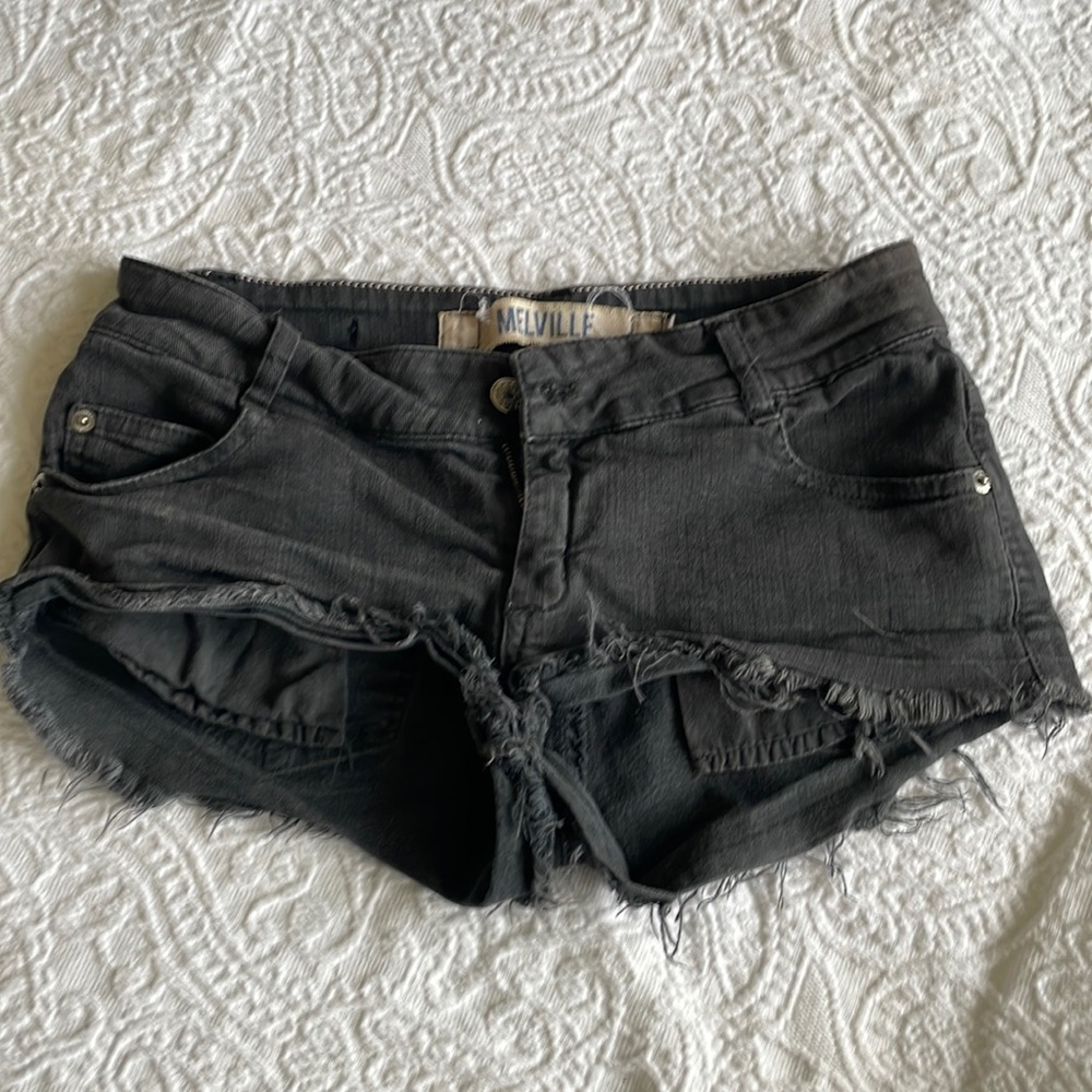 Brandy Melville black jean shorts